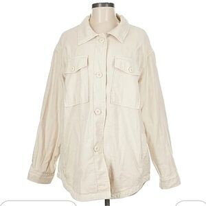 AE Off-White Oversized Utility Jacket